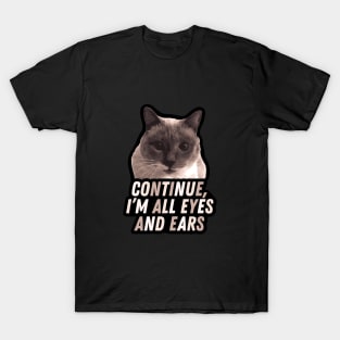 Interrogation cat T-Shirt